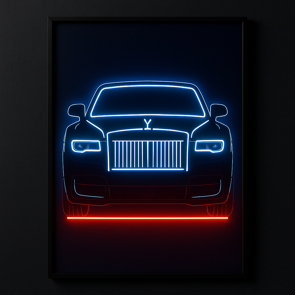 Street Machine – Neon Luxury Icon Wall Light