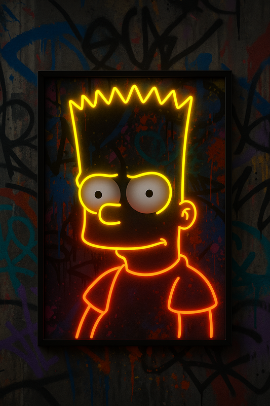 Pop Icons – Neon Rebel Kid Wall Light